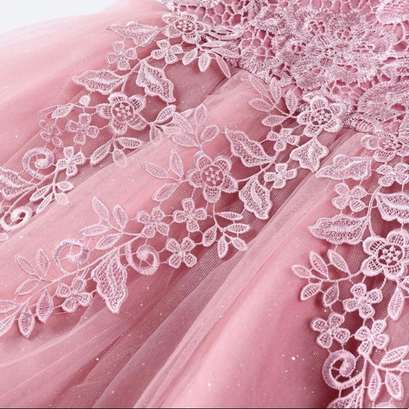 LZH Baby Girl Ivory Tulle & Lace Formal Party Dress - Size 24 months - Picture 14 of 16